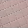 thumbnail image 4 of Chezmoi Collection Owen 3-Piece Soft Cooling Bamboo Fiber Quilt Bedspread Diamond Quilted Coverlet Set (Queen, Woodrose), 4 of 9
