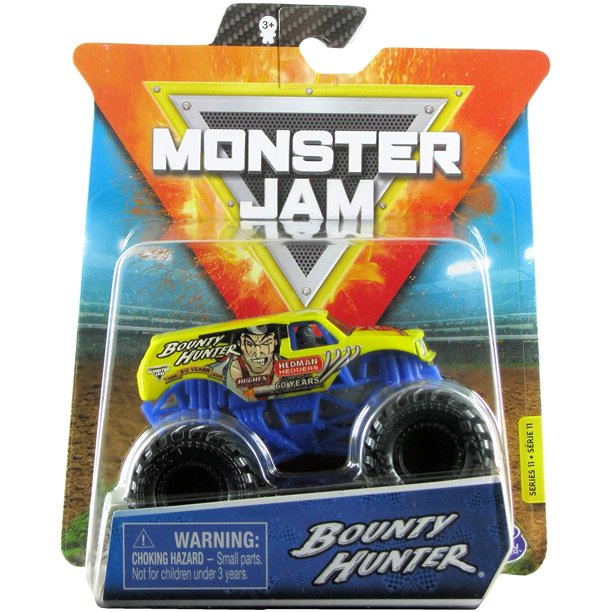 Monster Jam 2020 Spin Master 1 64 Diecast Monster Truck With Wristband World Finals Bounty Hunter Walmart Com Walmart Com