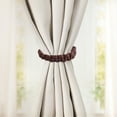 thumbnail image 5 of Nordic Style Curtain Tiebacks Handwoven Rope Holdbacks Natural Jute Cord with Adjustable Tie for Window Drapes Decor, 5 of 5