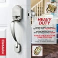 thumbnail image 2 of Half Handleset Front Door Handle Entry with Knob for Right & Left Sided Doors, 2 of 6