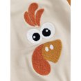 thumbnail image 7 of aturustex Infant Baby Thanksgiving Romper 0-12M Newborn Long Sleeve O Neck Jumpsuit Letter/Turkey Embroidery Bodysuits Pants Toddler Fashion Casual Daily Clothes for Boys Girls, 7 of 7