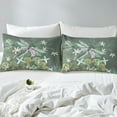 thumbnail image 4 of Erosebridal Green Dragonfly Full Sheet Sets,Botanical Flower Bedding Full Size,Mother'S Day Gifts Bed Sheets Set Full Size,Lightweight Floral Bedroom Decoration,4-Piece, 4 of 7
