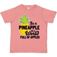 thumbnail image 3 of Inktastic Be a Pineapple in a World Full of Apples Boys or Girls Toddler T-Shirt, 3 of 5