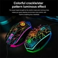 thumbnail image 3 of G11 Wire-controlled Gaming Mouse 3-level Adjustable Dpi 4 Button Illuminated Usb Computer Mouse (Mute) star black, 3 of 3