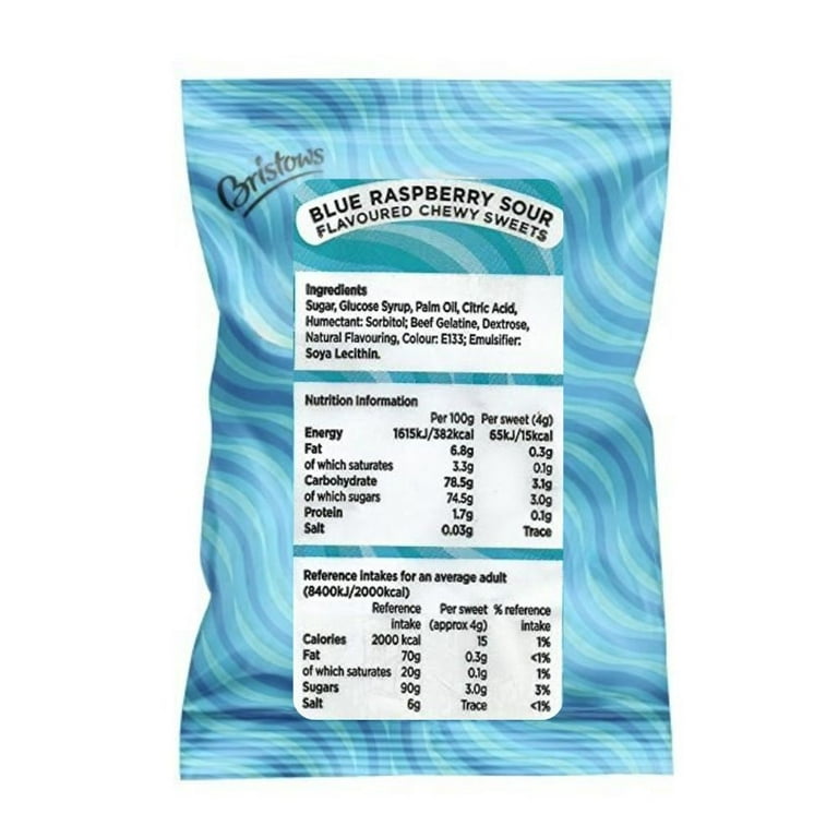 Bristows Chewy Blue Raspberry Bon Bons 150g - Walmart.com
