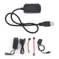 thumbnail image 1 of Kit de adaptador de disco duro 3 usos enchufe estadounidense 100-240 V Plug and Play transmisión de alta velocidad de 480 Mbps adaptador USB 20 a IDE para oficina ANGGREK Otros, 1 of 7