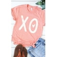 thumbnail image 6 of Distressed XOXO Heart Graphic Tee T-Shirt, 6 of 6