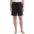 thumbnail image 3 of (3 pack) Turtle Bay New York Womens Interlock Knit cotton Shorts with elastic waistband and adjustable drawstring, 3 of 8