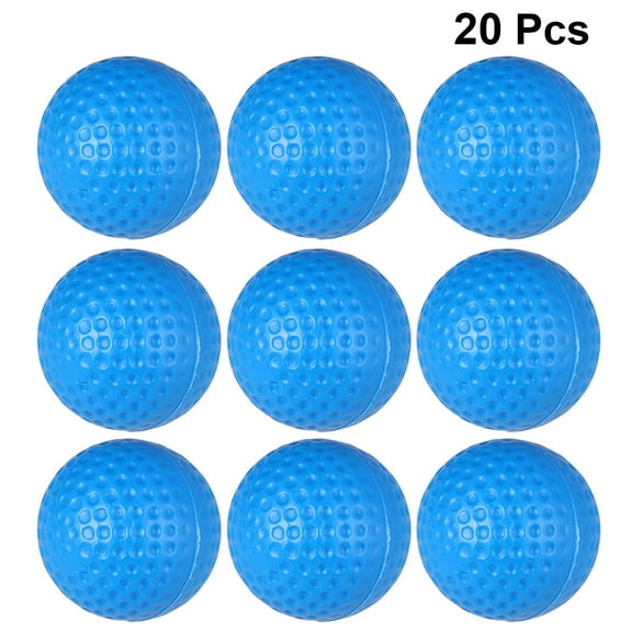 LOLIPPYY 20Pcs Blue Practice Balls for Golf Training Made of Durable Premium Plastic Material