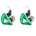 thumbnail image 1 of Inteprter Auricular Auricular CK5 In Ear Auricular Estéreo Deporte Auricular deporte Hifi Sonidos para Andriod para Cables de audio/vídeo Verde 1.25 m, 1 of 8