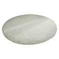 thumbnail image 3 of YAOMOBB Soft Polyester Rug Super Soft Luxury 120cm Round Fluffy Area Rug for Solid Color Bedroom Nursery Comfort, 3 of 7