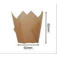 thumbnail image 4 of Estuches para magdalenas: estuches de papel para muffins y magdalenas, estuches para hornear, moldes para cajas de papel para muffins, estuches para decoración de magdalenas (200 unidades por paquete), 4 of 5