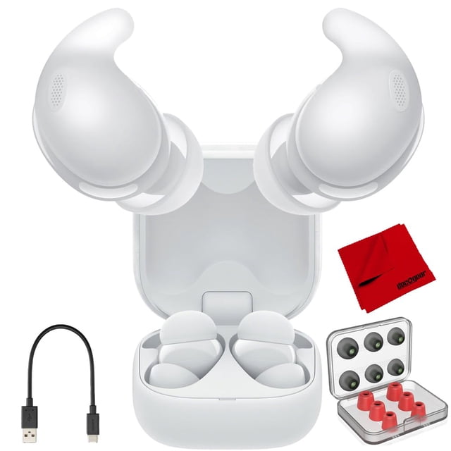 Auriculares inalámbricos Sony LinkBuds Fit con cancelación de ruido, blancos