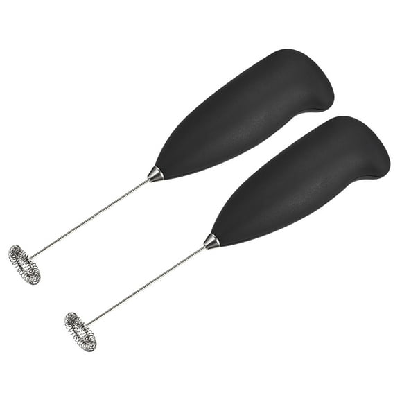 Mini Eléctrico Vaso Agitador Unique Bargains Batería Operado Negro Paquete de 2