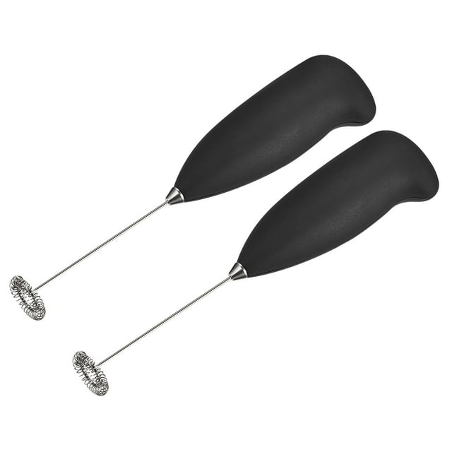 Mini Eléctrico Vaso Agitador Unique Bargains Batería Operado Negro Paquete de 2