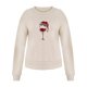 thumbnail image 3 of Gibobby Sudaderas Navideñas para Mujeres Sudadera con estampado navideño para mujer, de cuello redondo informal, camisa holgada, Tops ligeros(Beige,M), 3 of 4