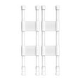 thumbnail image 5 of DAMIFU 2 Set Double Rv Refrigerator Bar Adjustable Tension Rods Up To 15.8\" - 27.6\" For Your Fridge Or Wardrobe For Outdoor Enthusiast, 5 of 9