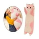 thumbnail image 1 of Juguete de Gato para Dormir, Algodón de Dibujos Animados, Relleno Encantador de Algodón de Felpa, Almohada Larga Abrazable para Gatos para Oficina, N , Rosa 70cm Rosa 70 cm Hugo Gato almohada peluche juguetes, 1 of 10