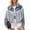 Blue, variant on Women Cropped Denim Jacket Fringe Oversized Long Sleeve Womens Jean Shacket Coat with Tassel Fall Outwear Blue L