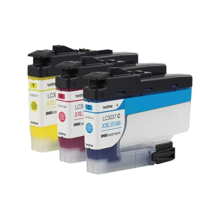 Brother - LC30373PKS 3-Pack Super High-yield INKvestment Tank Ink Cartridges - Cyan/Magenta/Yellow