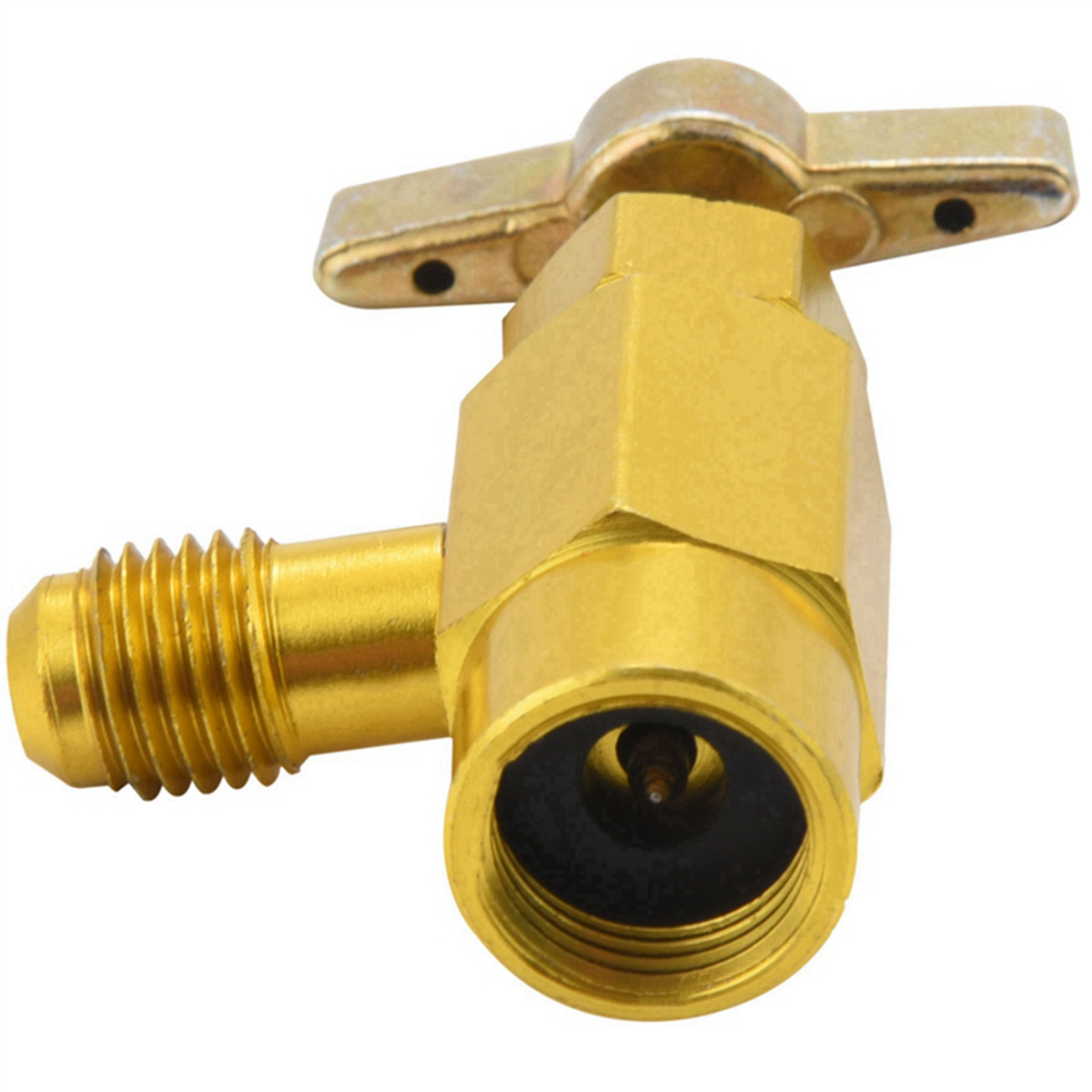 2pcs 1/4 Sae M14 Thread Adapter R-134A Automotive Air Conditioner