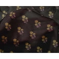 thumbnail image 4 of oneOone Silk Tabby Fabric Leaves & Floral Block Printed Craft Fabric BTY 42 Inch Wide, 4 of 5