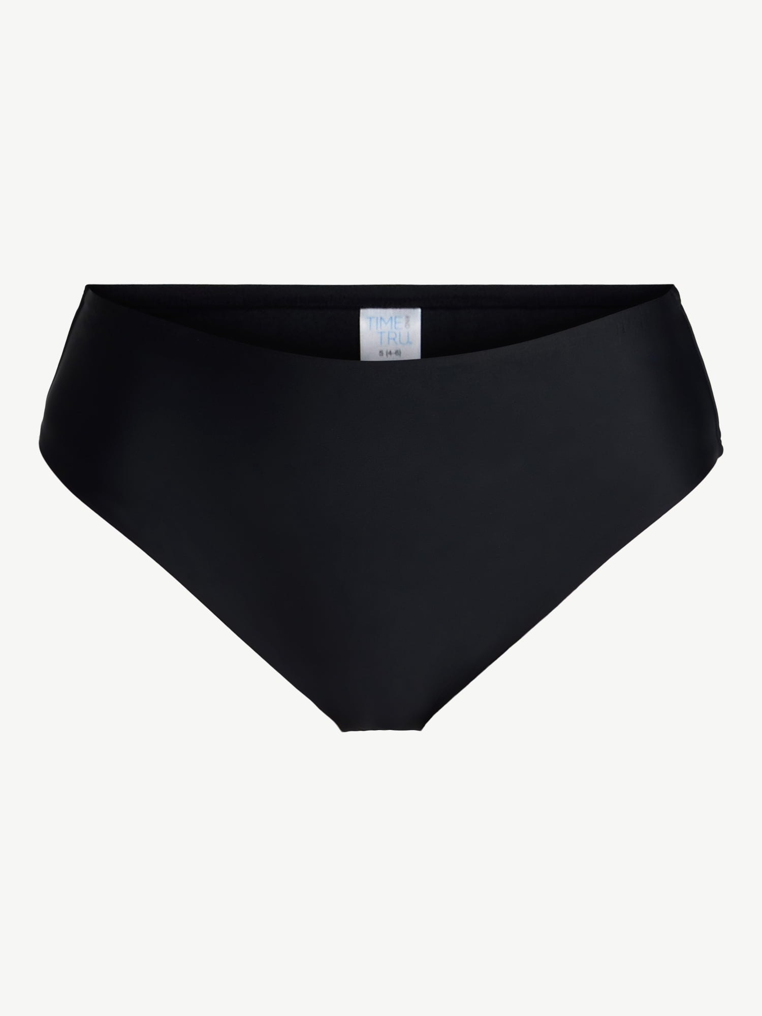 Time and Tru Women's and Women's Plus Mid Rise Bikini Bottoms, Sizes XS-3X