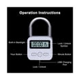 thumbnail image 4 of Smart Timing Padlock LCD Display USB Rechargeable Anti Addiction Electronic Lock ,Keyless Entry Design, 4 of 6