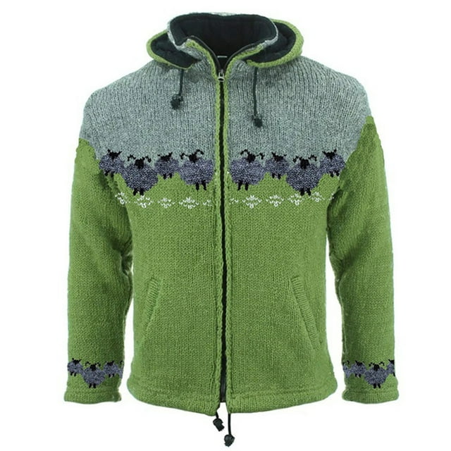 LOVZFMLL Cardigan for Women Men's Fashion Fall Winter Sweater Loose Large Size Mixed Color Sweater Cardigan