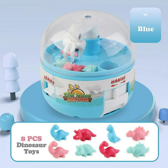Mini Claw Machine Catch Dinosaur Game Capsule Toy Cute Catchers Stress Relief Micro Dino Figures