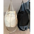 thumbnail image 5 of Kukuzhu Drawstring Bucket Bag for Women Fashion Nylon Crossbody Bag Lightweight Hobo Shoulder Bag Purse Messenger Bag, 5 of 5