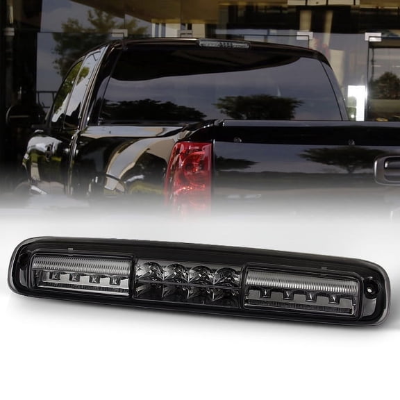 AKKON - For Chevrolet Silverado GMC Sierra Replacement LED 3rd Brake Light Signal Third Cargo Stop Lamp Smoke