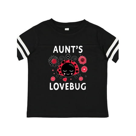 

Inktastic Valentine s Day Aunt s Lovebug Gift Toddler Boy or Toddler Girl T-Shirt