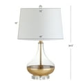 thumbnail image 3 of JONATHAN Y West 24.5" Glass LED Table Lamp, Gold Leaf, JYL5007A, 3 of 6