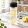 thumbnail image 2 of Portable Drinking Cup, Portable Water Cup, Leakproof Beverage Container, Frosted Water Tumbler, Handheld Liquid Bottle, Reusable Drink Vessel, Simple Sports Plastic Kettle with Rope, 2 of 4
