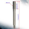 thumbnail image 4 of Aopin M9 x 1.25 Taper Hand Tap HSS Metric Female Thread High Speed Steel Hand/Machine Use Straight Flute Screw Tap, For Used To Make New Threads, Re-Thread Damaged And Jammed Threads 1 Pcs, 4 of 4