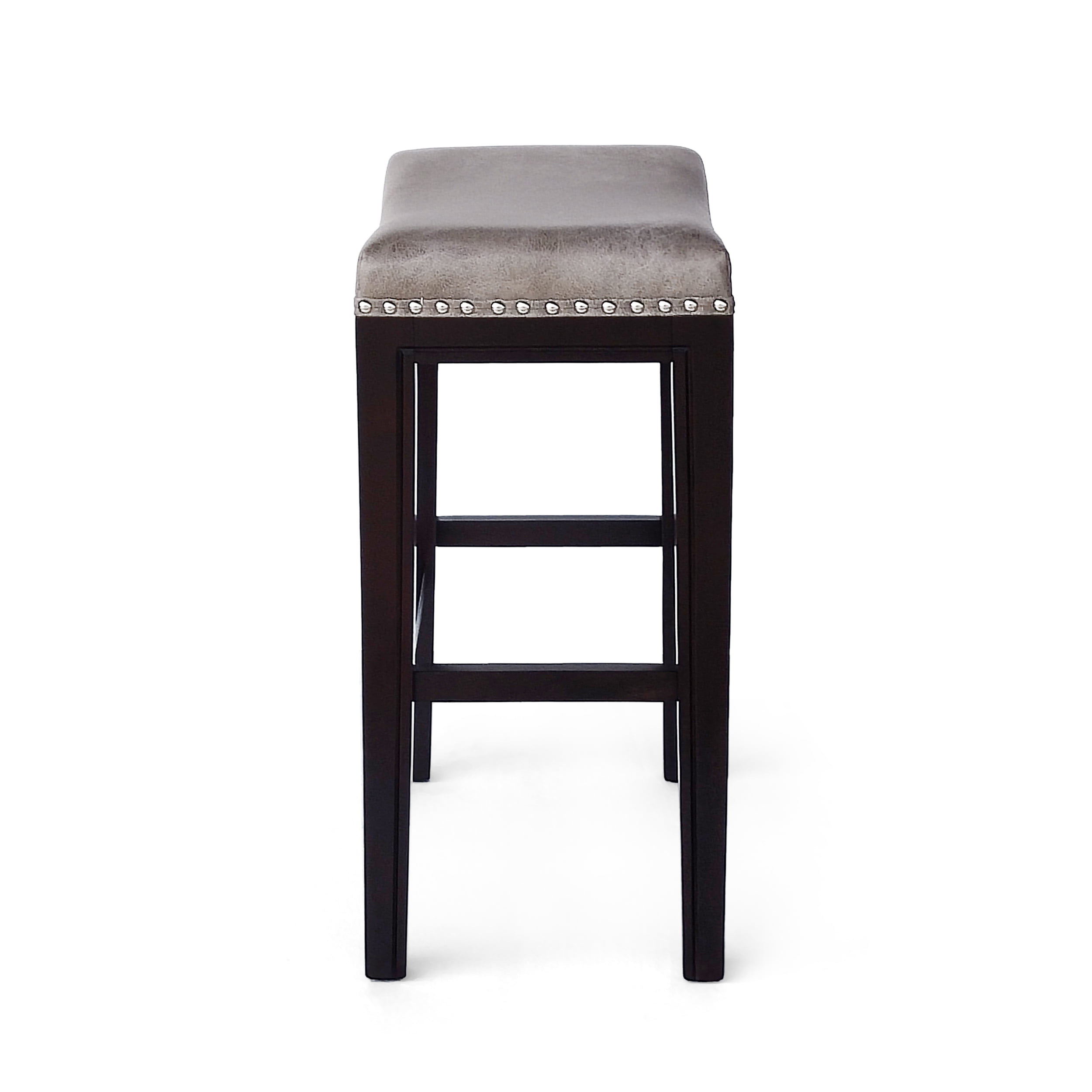 Noble House Casen Bar Stool, Gray, Set of 2