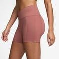 thumbnail image 3 of Women's Nike One Wrap High-Waisted 5-in. Biker Shorts Color: Green Frost Size: SMALL, 3 of 4