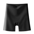 thumbnail image 3 of opvise Seamless Elastic Shaping Panties Women High Waist Body Shaper Safety Panties Black M, 3 of 8