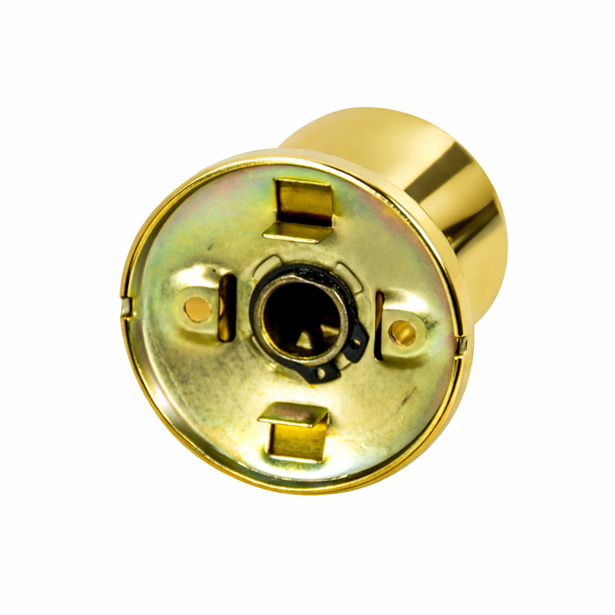 Polished Brass Dummy Door Knob, Closet and French Door, Left or Right Hand