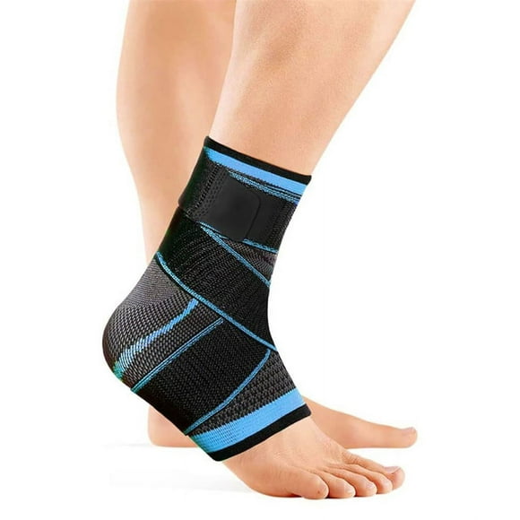 ShenMo Sports Ankle Brace, 2 Pieces Sprained Ankle Brace, Adjustable Foot Ankle Brace for Ligament Sprains and Sports Injuries (L)