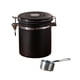 thumbnail image 1 of Recipiente de café hermético, contenedor de almacenamiento de alimentos, 1,5 l, té, azúcar, café , tanque de almacenamiento sellado para té, Negro, 1 of 8
