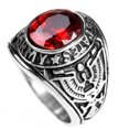 thumbnail image 1 of Men's Ring Fashion Set Simulated Gemstone Ring Red Crystal Men's Ring (12), 1 of 4