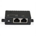 thumbnail image 3 of 100Mbps 5V 12V 24V 48V/1A POE Injector Power Splitter for IP Camera POE Adapter Module Accessories,1 x POE Adapter,Black, 3 of 7