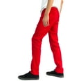 thumbnail image 4 of Alta Designer Fashion Mens Slim Fit Skinny Denim Jeans - Red - Size 36, 4 of 8