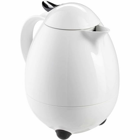 Leifheit Columbus Hot and Cold Insulated Beverage Carafe, White