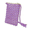 thumbnail image 1 of Bolsa Pequeña Para Mujeres Que Hace s De Cristal Hecho Acrílico Moldeado Herramienta Púrpura Gloria Fabricación de bolsos de Crossbody con cuentas, 1 of 6