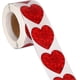 thumbnail image 1 of 500pcs 3.8cm Heart Stickers, Red Heart Stickers Wedding Valentine's Day Heart Stickers, 1 of 5