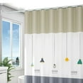 thumbnail image 4 of Waterproof PEVA Shower Curtain: Stylish, Easy Care and with Hook!, 4 of 6
