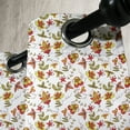 thumbnail image 4 of Ambesonne Exotic Grommet Curtain, Vintage Fall Flowers, 50" x 63", Red Yellow White, 4 of 6